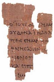 Earliest Fragment of New Testament