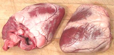 Two Whole Lamb Hearts