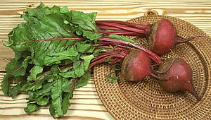 Whole Red Beets with Greens