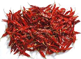 Dried Guntur Red Peppers
