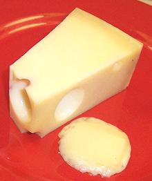 Wedge of Jarlsberg Cheese
