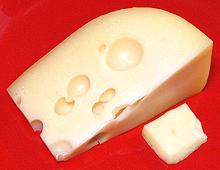 Wedge of Madrigal Cheese