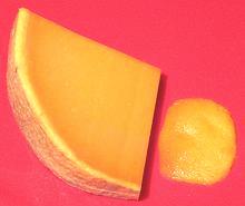 Slice from a Ball of Mimolette