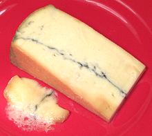 Wedge of Morbier Cheese