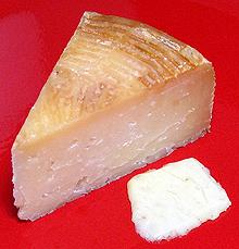 Wedge of Crotonese Cheese