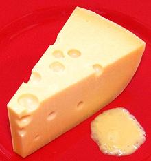 Wedge of Radamer Cheese