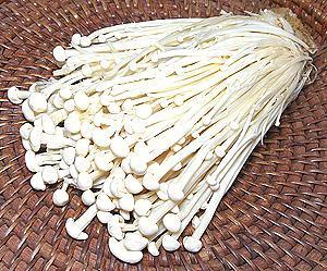 Cluster of White Enoki