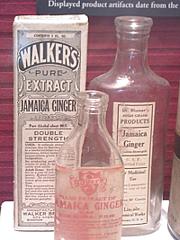 Bottles from Jamaica Ginger