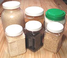 Grain and Flour Storage Jars