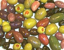 Mix of Assorted Olives