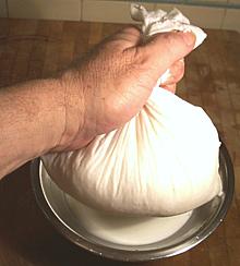 Squeezing Coconut Milk from Fiber