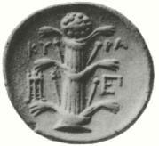 Sylphium image on Coin