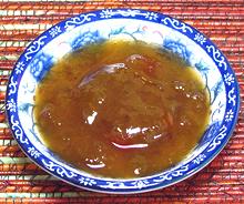 Dish of Plum Sauce / Duck Sauce