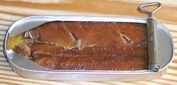 Can of Kippered Herring Fillets