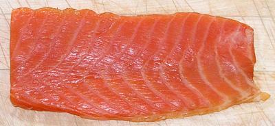 Slab of Smoked Salmon Belly