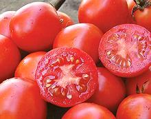 Whole and Cut Siberian Tomatoes