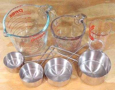Measuring Cups, liquid and dry