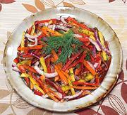 Sweet Pepper Rainbow Salad