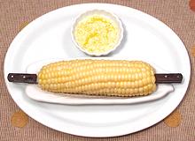 Dish with Corn on the Cob