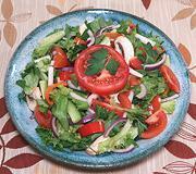 Dish of Mixed Salad