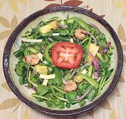 Bowl of Watercress Mixed Salad