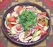 Dish of Lima Bean Salad
