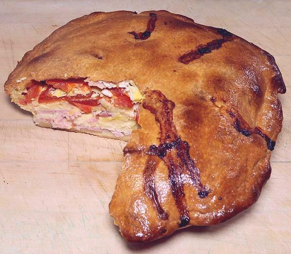 Ham, Egg & Tomato Pie