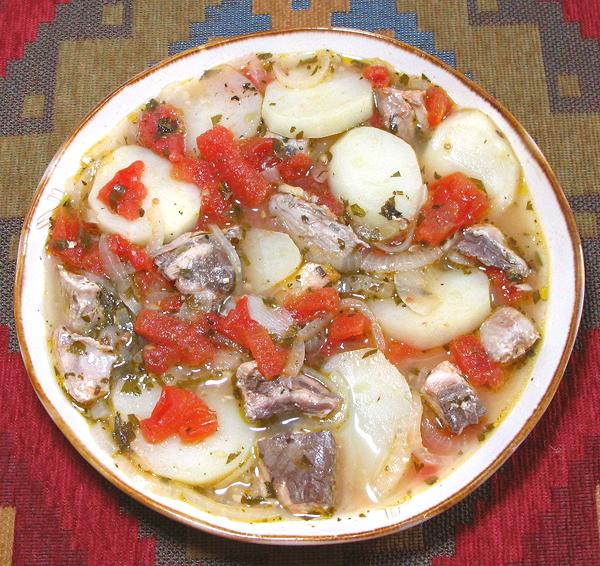 Bowl of Chilean Fish Stew