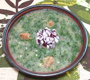 Bowl of Potato & Kale Soup