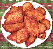 Pile of Fried Boxty Slices