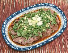 Dish of Beef Spicy Salad