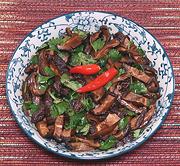 Dish of Dried Mushroom Salad, Yunnan