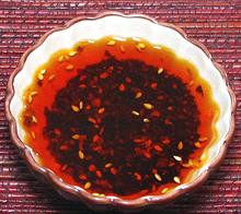 Dish of Chili Oil with Sedement