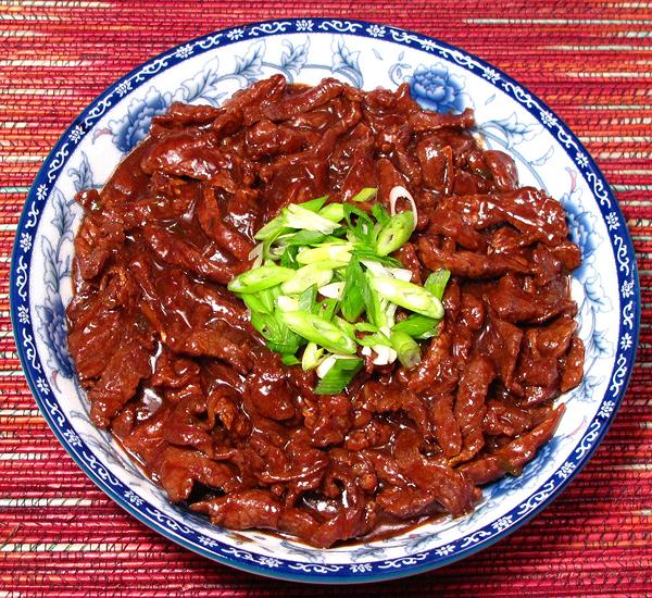 Dish of Beef with Oyster Sauce