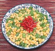 Dish of Sweetcorn & Peppers