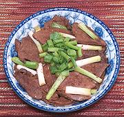 Dish of Pork Liver with Scallions