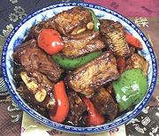 Dish of Spare Ribs in Black Bean Sauce