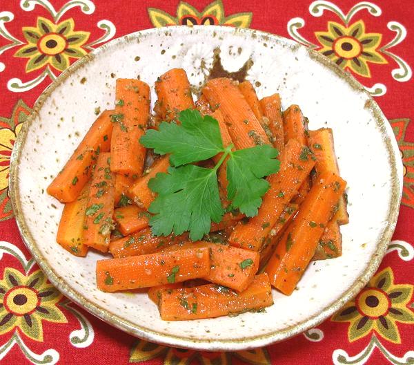 Dish of Carrots with Herbs