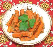 Dish of Herb Seasoned Carrots