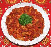 Bowl of Chicken with Tomatoes