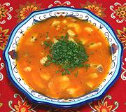 Bowl of Spanish Fish Soup