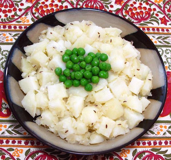 Bowl of Potato Salad with Sauerkraut