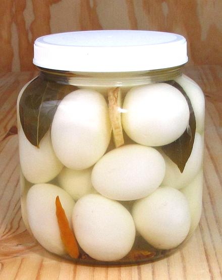 Jar of Pickled Eggs