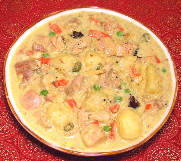 Dish of Chicken Stew Karala