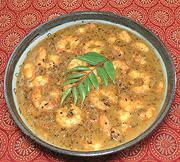 Dish of Shrimp Curry Andaman