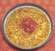 Dish of Opo & Chana Dal Curry