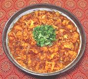 Dish of Cauliflower Masala Curry
