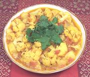 Dish of Cauliflower Curry