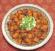 Dish of Pumpkin with Panch Phoron