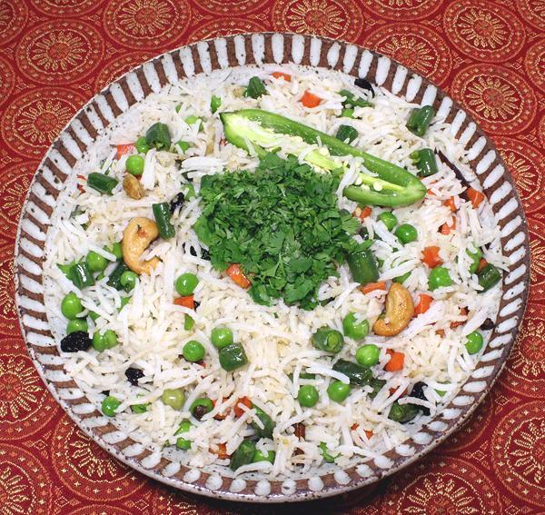 Dish of Fried Rice Bengali